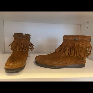 Minnetonka Fringe Booties